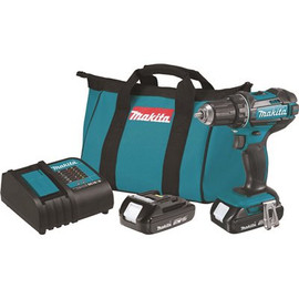 Makita 1.5 Ah 18V LXT Lithium-Ion Compact Cordless 1/2 in. Driver Drill Kit