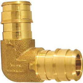 Apollo 1/2 in. PEX-A Barb Brass 90-Degree Elbow Fitting