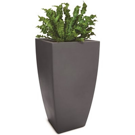 Mayne Kobi 38 in. Tall Graphite Grey Self-Watering Polyethylene Planter