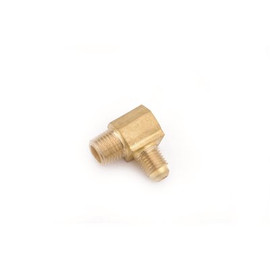 Anderson Metals 1/4 in. Flare x 1/8 in. MIP Brass Elbow (10/Bag)