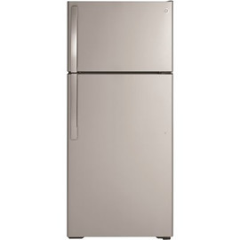GE 16.6 cu. ft. Top Freezer Refrigerator in Stainless Steel, ENERGY STAR