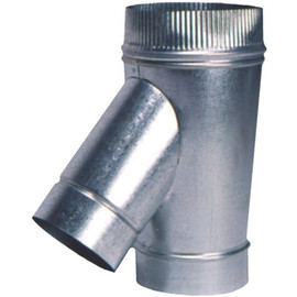 Master Flow 5 in. x 5 in. x 4 in. 26-Gauge Flue Wye