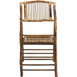 Flash Furniture Bamboo Wood Folding Chair (4-Pack)