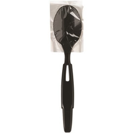 Dixie Ultra Black Series-W Heavy-Weight Polypropylene Wrapped Plastic Disposable Teaspoon Refill