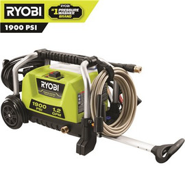 RYOBI 1900 PSI 1.2 GPM Cold Water Wheeled Electric Pressure Washer