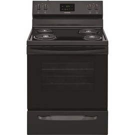 Frigidaire 30 in. 5.3 cu. ft. Electric Range with Manual Clean in Black