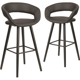Carnegy Avenue 39 in. Black Bar Stool (Set of 2) Carnegy Avenue 39 in. Black Bar Stool (Set of 2)