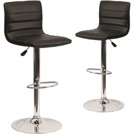 Carnegy Avenue 44 in. Black Bar Stool (Set of 2) Carnegy Avenue 44 in. Black Bar Stool (Set of 2)