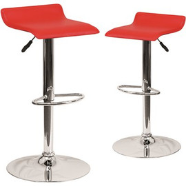 Carnegy Avenue 34 in. Red Bar Stool (Set of 2) Carnegy Avenue 34 in. Red Bar Stool (Set of 2)