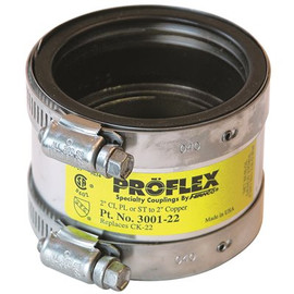 ProFlex 2 in. x 2 in. 4.3 psi Neoprene Compression Shielded Coupling