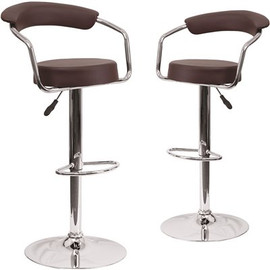 Carnegy Avenue 33.25 in Brown Bar Stool (Set of 2) Carnegy Avenue 33.25 in Brown Bar Stool (Set of 2)