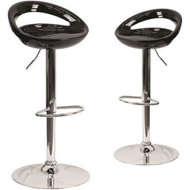 Carnegy Avenue 33 in. Black Bar stool (Set of 2) Carnegy Avenue 33 in. Black Bar stool (Set of 2)