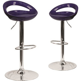 Carnegy Avenue 33 in. Blue Bar stool (Set of 2) Carnegy Avenue 33 in. Blue Bar stool (Set of 2)