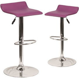 Carnegy Avenue 31.25 in. Purple Bar stool (Set of 2) Carnegy Avenue 31.25 in. Purple Bar stool (Set of 2)