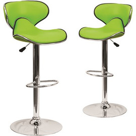 Carnegy Avenue 32.5 in. Green Bar stool (Set of 2) Carnegy Avenue 32.5 in. Green Bar stool (Set of 2)