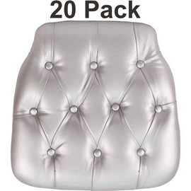 Carnegy Avenue Silver Chair Pad (Set of 20)