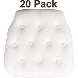 Carnegy Avenue White Chair Pad (Set of 20)