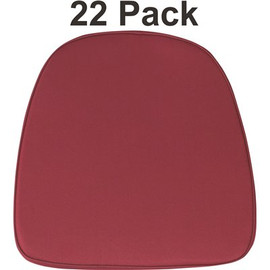 Carnegy Avenue Burgundy Chair Pad (Set of 22)