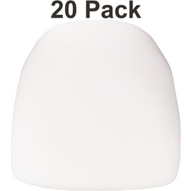 Carnegy Avenue White Fabric Chair Pad (Set of 20)