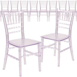 Carnegy Avenue Clear Kids Chiavari Chairs (Set of 10) Carnegy Avenue Clear Kids Chiavari Chairs (Set of 10)