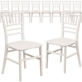 Carnegy Avenue White Kids Chiavari Chairs (Set of 10) Carnegy Avenue White Kids Chiavari Chairs (Set of 10)