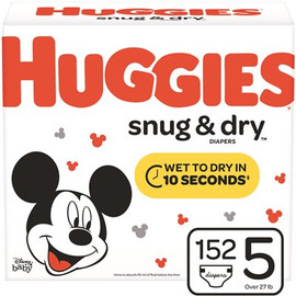 Huggies Snug & Dry Size 5 Diapers (152-Count)