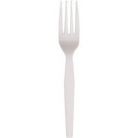 PrimeSource Polystyrene White Heavy-Weight Fork (1000 per Case)