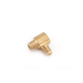 Anderson Metals 1/2 in. Flare x 3/8 in. MIP Brass Elbow (10-Bag)