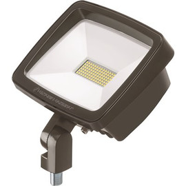 Lithonia Lighting Contractor Select TFX1 Series 54-Watt Bronze Knuckle Mount Integrated LED Outdoor Flood Light
