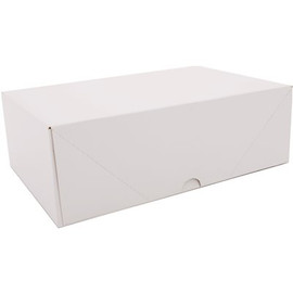 Southern Champion Tray 12 in. x 7.75 in. x 4 in. 2-Piece White Sausage Box (125 per case)