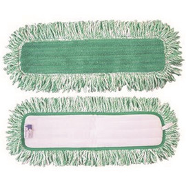 Renown 36 in. Green Microfiber Dust Mop with Fringe (3-Pack)