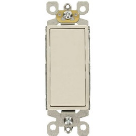 Leviton Decora 15 Amp 3-Way Specialty Light Switch, White (10-Pack)