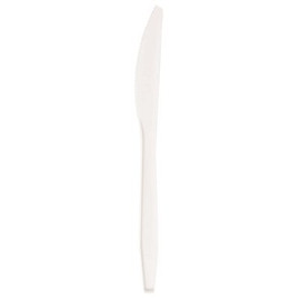 NUTRI-BON DISTRIBUTION CO., INC. Medium Weight White Polypropylene Knife (1000 per case)