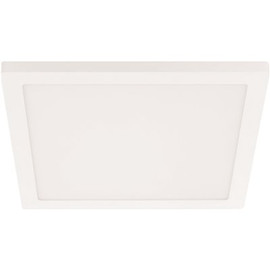 Eglo Trago 11.38 in. White Integrated LED Flush Mount with Acrylic Shade