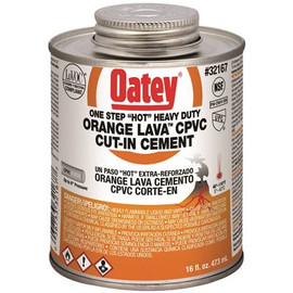 OATEY Orange Lava 8 oz. Heavy-Duty Orange CPVC Cement