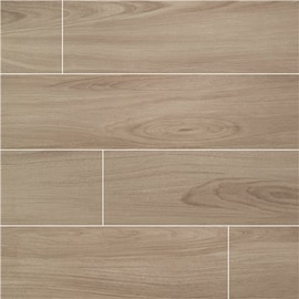 MSI Brooksdale Poplar 9.84 in. x 39.37 in. Matte Porcelain Floor and Wall Tile (13.89 sq. ft./Case)