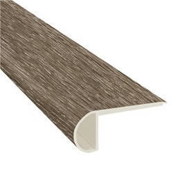 A&A Surfaces Montage Grey 3/4 in. Thick x 2 3/4 in. Wide x 94 in. Length Luxury Vinyl Flush Stair Nose Molding
