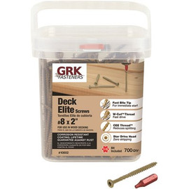 GRK #8 x 2 in. Star Drive Bugle Head Deck Elite Wood Deck Screw (700-Pack)