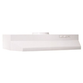 Broan-NuTone BUEZ2 36 in. 230 Max Blower CFM Ducted Under-Cabinet Range Hood with Light and Easy Install System in White