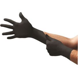 MIDKNIGHT Medium Black 4.7 Mil Powder-Free Nitrile Disposable Gloves (100 per box) MIDKNIGHT Medium Black 4.7 Mil Powder-Free Nitrile Disposable Gloves (100 per box)