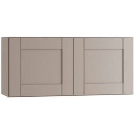 Arlington Veiled Gray Shaker Assembled Plywood 30 in. x 15 in. x 12 in. Wall Kitchen Cabinet with Soft Close