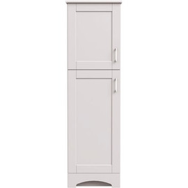 MagickWoods Brixton 18 in. W x 22-1/16 in. D x 60 in. H Linen Cabinet in Vanilla White