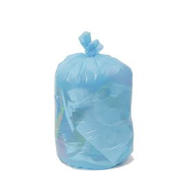 REVOLUTION BAG 32 Gal. 30 in. x 43 in. 0.59 mil Blue Low-Density Trash Can Liner (25-Bags/Roll, 10-Rolls/Case)