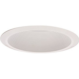 Lithonia Lighting 6 in. Recessed Incandescent Full Reflector White Baffle Trim Deep Narrow Flange (6-Pack)