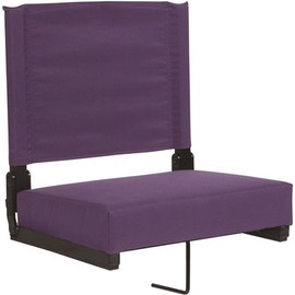 Carnegy Avenue Dark Purple Metal Folding Lawn Chair