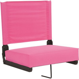 Carnegy Avenue Pink Metal Folding Lawn Chair
