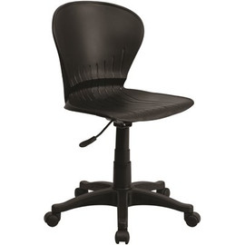 Carnegy Avenue Black Plastic Task Office Chairs