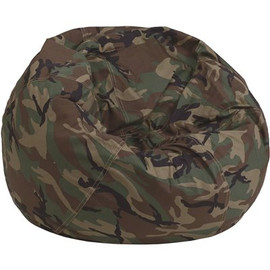 Flash Furniture Camouflage Fabric Bean Bag Chair