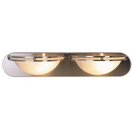 2-Light Brushed Nickel Bath Light