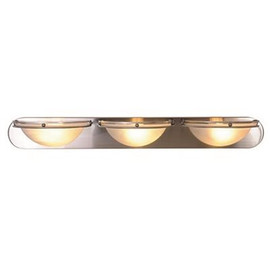 3-Light Brushed Nickel Bath Light